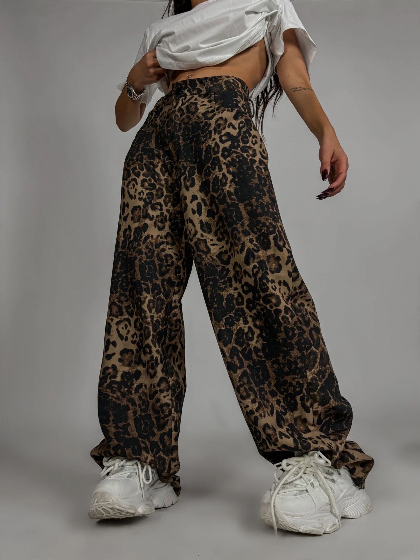 Pantaloni con stampa