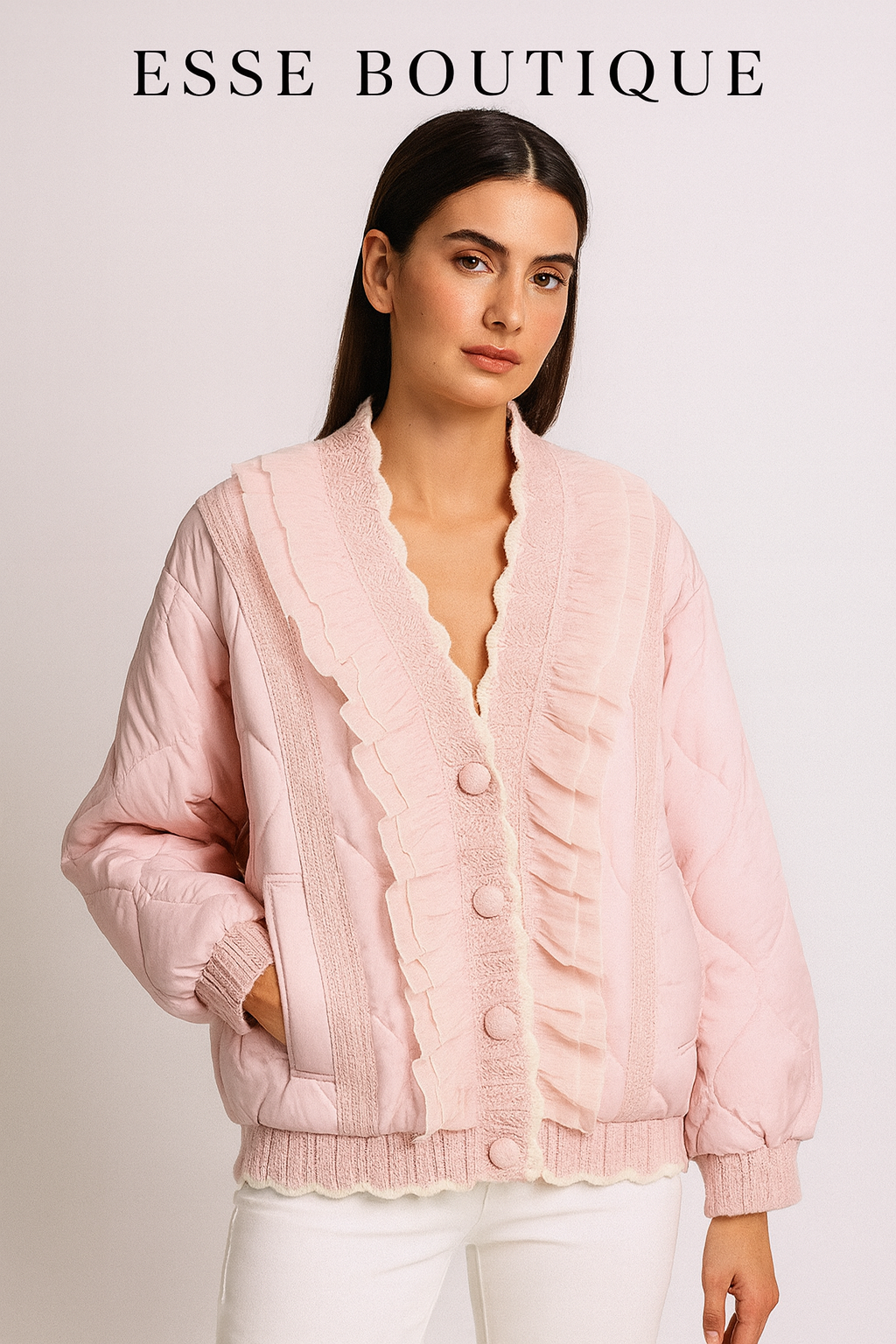 Giubbino delight con volant