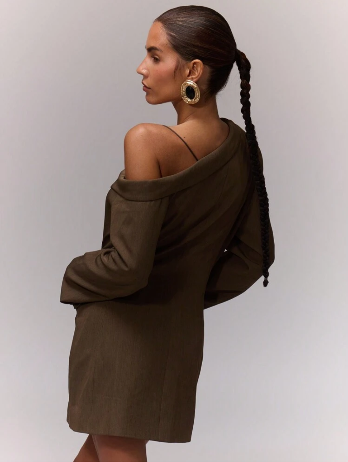 Abito blazer asimmetrico