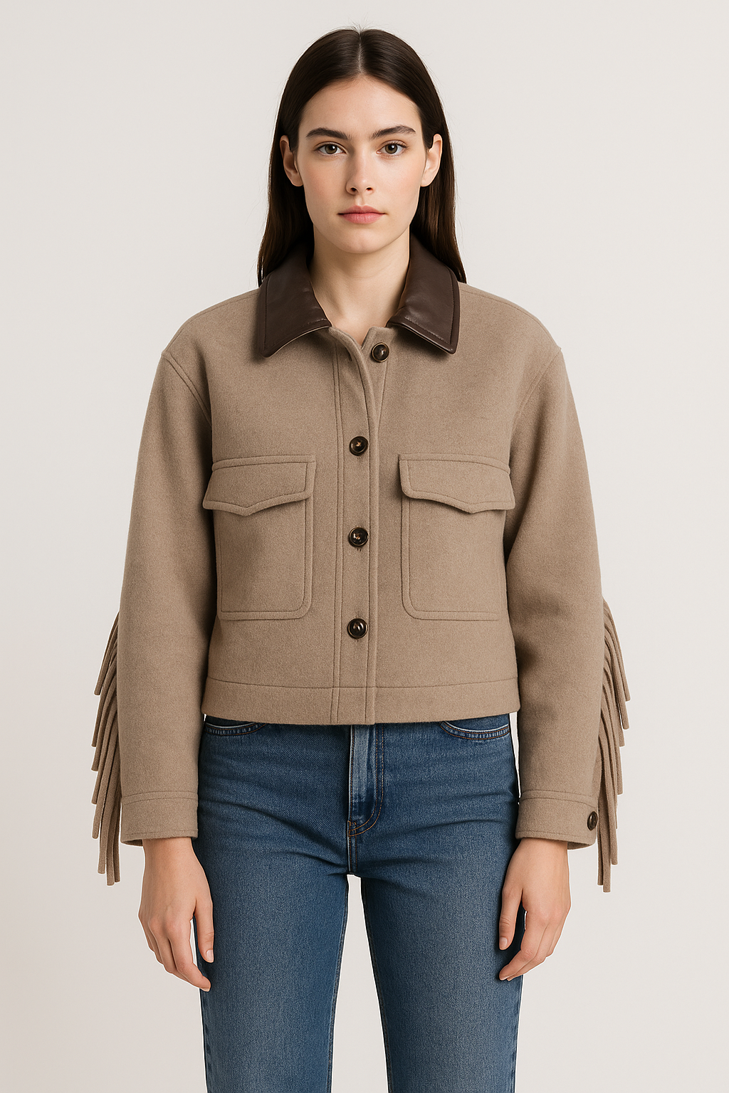 Giubbino frange Dakota